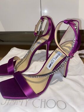 Jimmy Choo Satin Heels